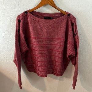 Prana wool sweater, red, size small, new without tags